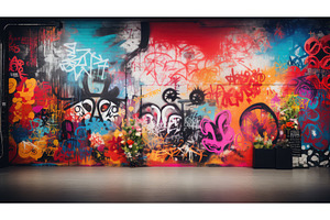 blank wall studio background ai, an Abstract Photo by pikepicture