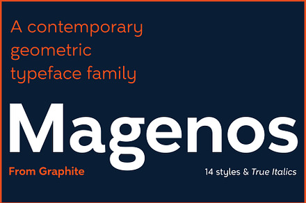 Magenos font family – SALE 50% off