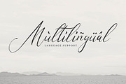 Geraldyn Brushko | Modern Calligraph, a Script Font by Denustudios (Thumbnail 12 of 13)