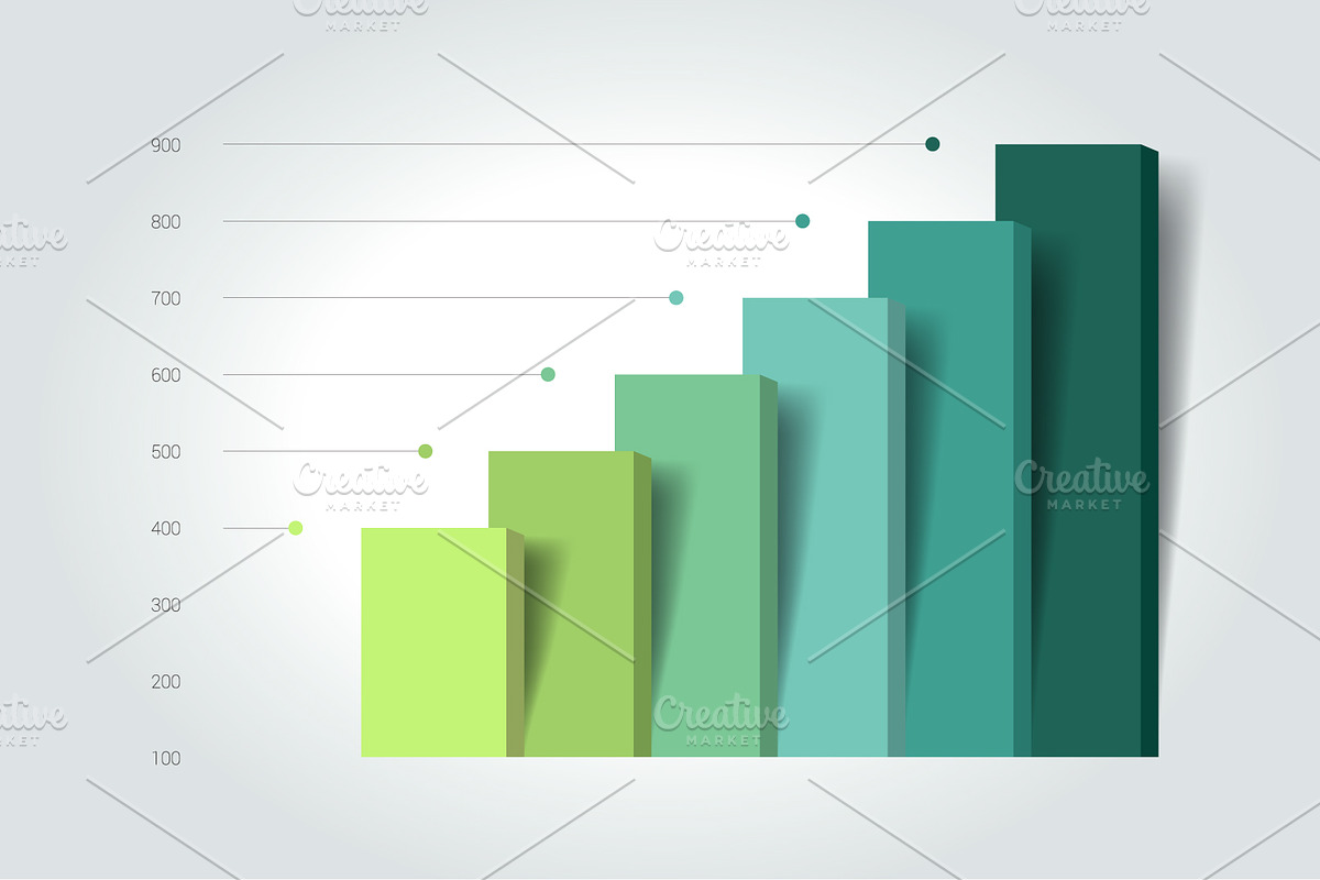 Chart, column graph, infographics., a Work Illustration by VectorAN