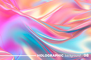 Iridescent Holographic Backgrounds, a Background Graphic by tatiankaart (Thumbnail 9 of 16)