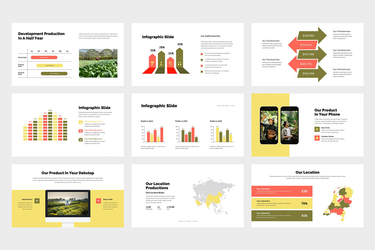 Riora : Agriculture Google Slides, a Presentation Template by Punkl Camp (Photo 4 of 9)
