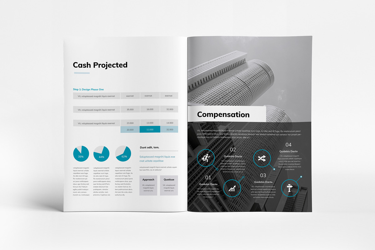 Annual Report Template I Canva, a Brochure Template by PixWork (Photo 6 of 9)