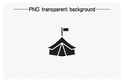 Canopy Dome Tent Icons Set, an Icon by Designfour (Thumbnail 4 of 7)