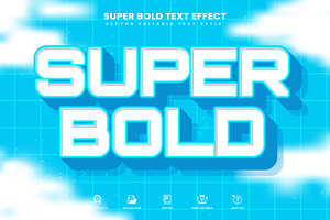 Super Bold Editable Text Effect