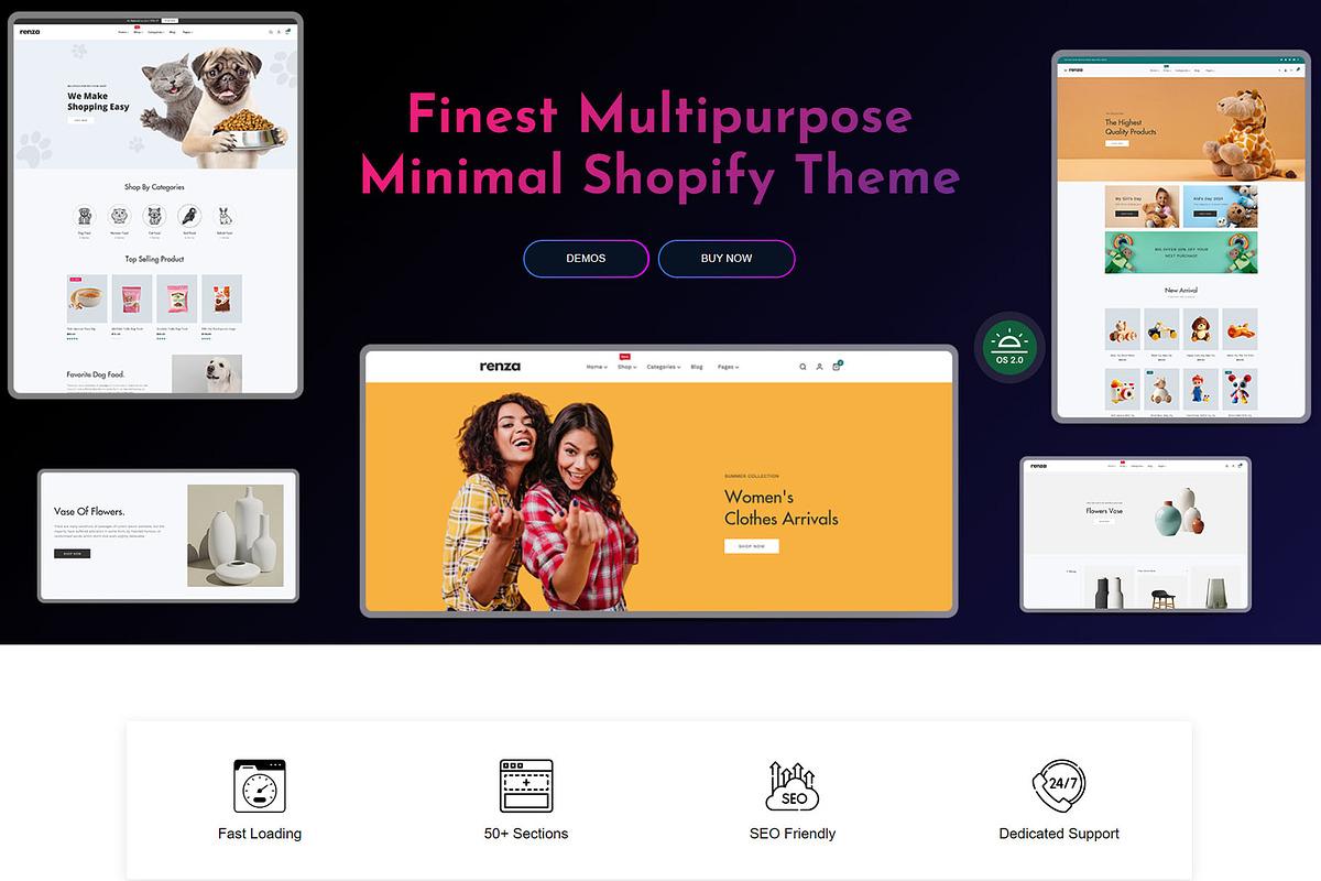Renza - Multipurpose Shopify Theme, a Shopify Template by Team90Degree (Photo 6 of 6)