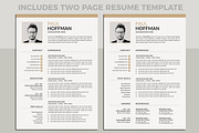 Resume Template / CV, a Resume Template by deviserpark (Thumbnail 2 of 4)