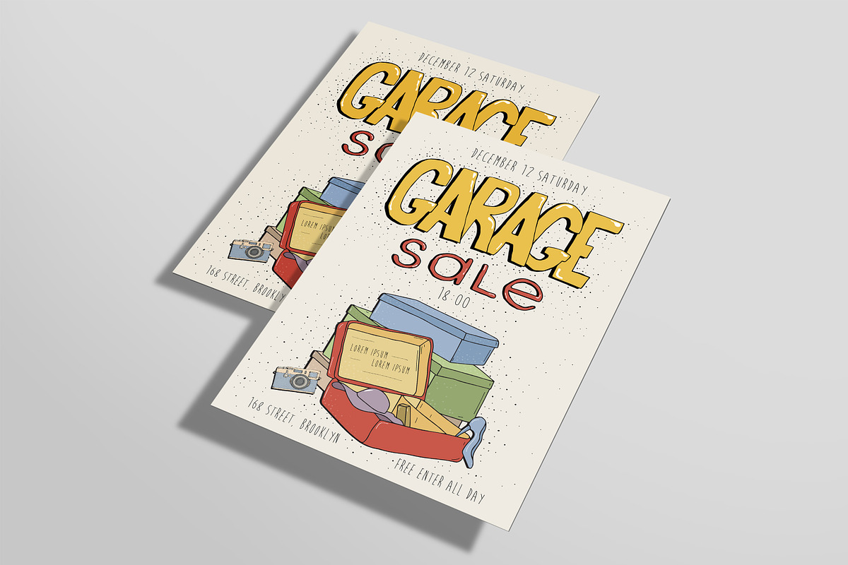 Garage sale poster, an Object Illustration by Good Studio (Photo 3 of 4)