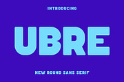 Ubre Retro Sans Font, a Sans Serif Font by Artiveko (Thumbnail 1 of 8)