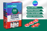 520 Business Coaching Canva Template, a Social Media Template by Viral Content Design (Thumbnail 14 of 17)