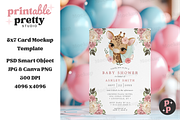 Balloon Card Mockup PSD 5x7, a Product Mockup by Printable Pretty Studio (Thumbnail 6 of 7)