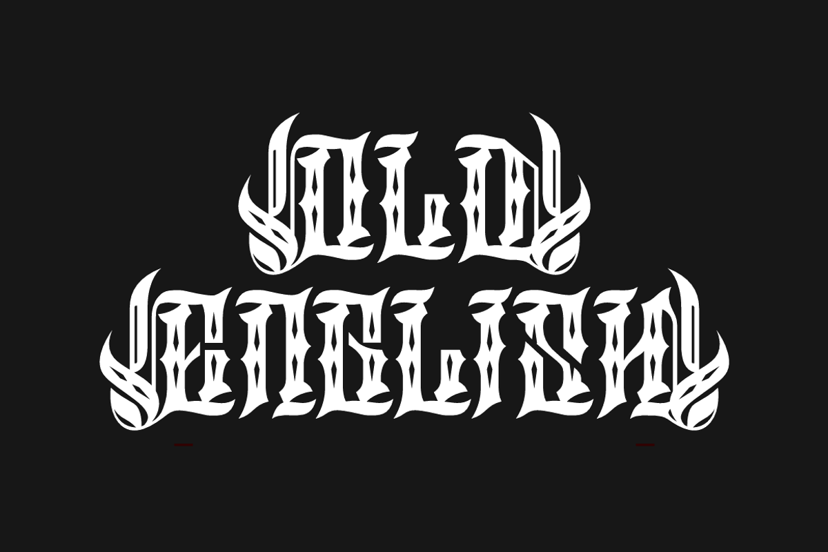 Black Somler - Tattoo Artdeco Font, a Blackletter Font by Iqsiart Studio (Photo 3 of 9)