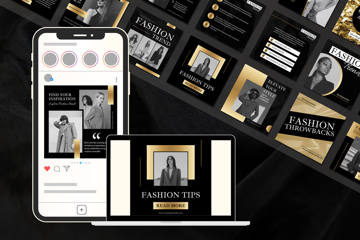100 Elegant Social Media Templates, a Templates & Theme by TemplateCastleStore (Photo 9 of 10)
