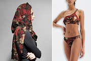Elegant Red Botanical Allover, a Pattern Graphic by Gullenda (Thumbnail 5 of 6)
