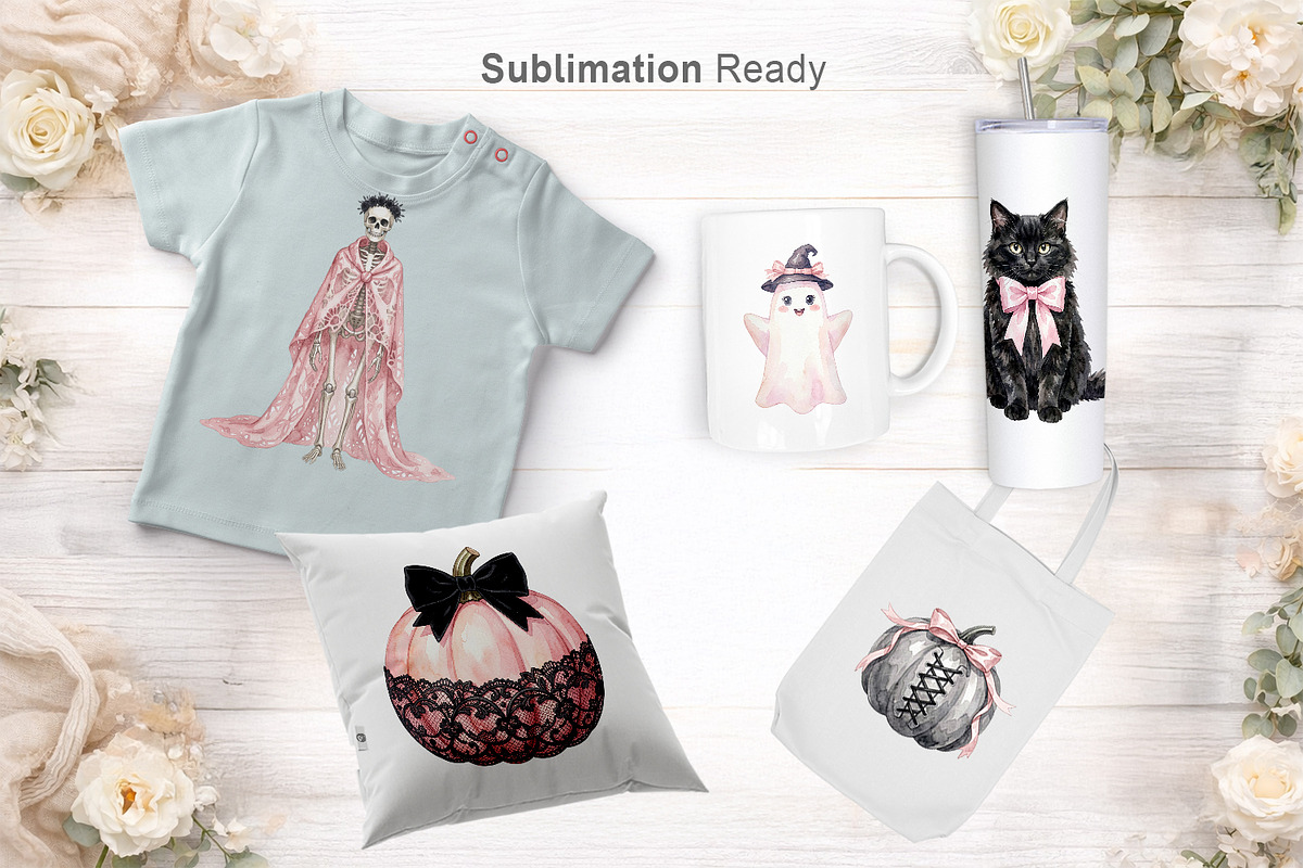 Coquette Halloween Sublimation, an Illustration by Artnoy (Photo 6 of 8)