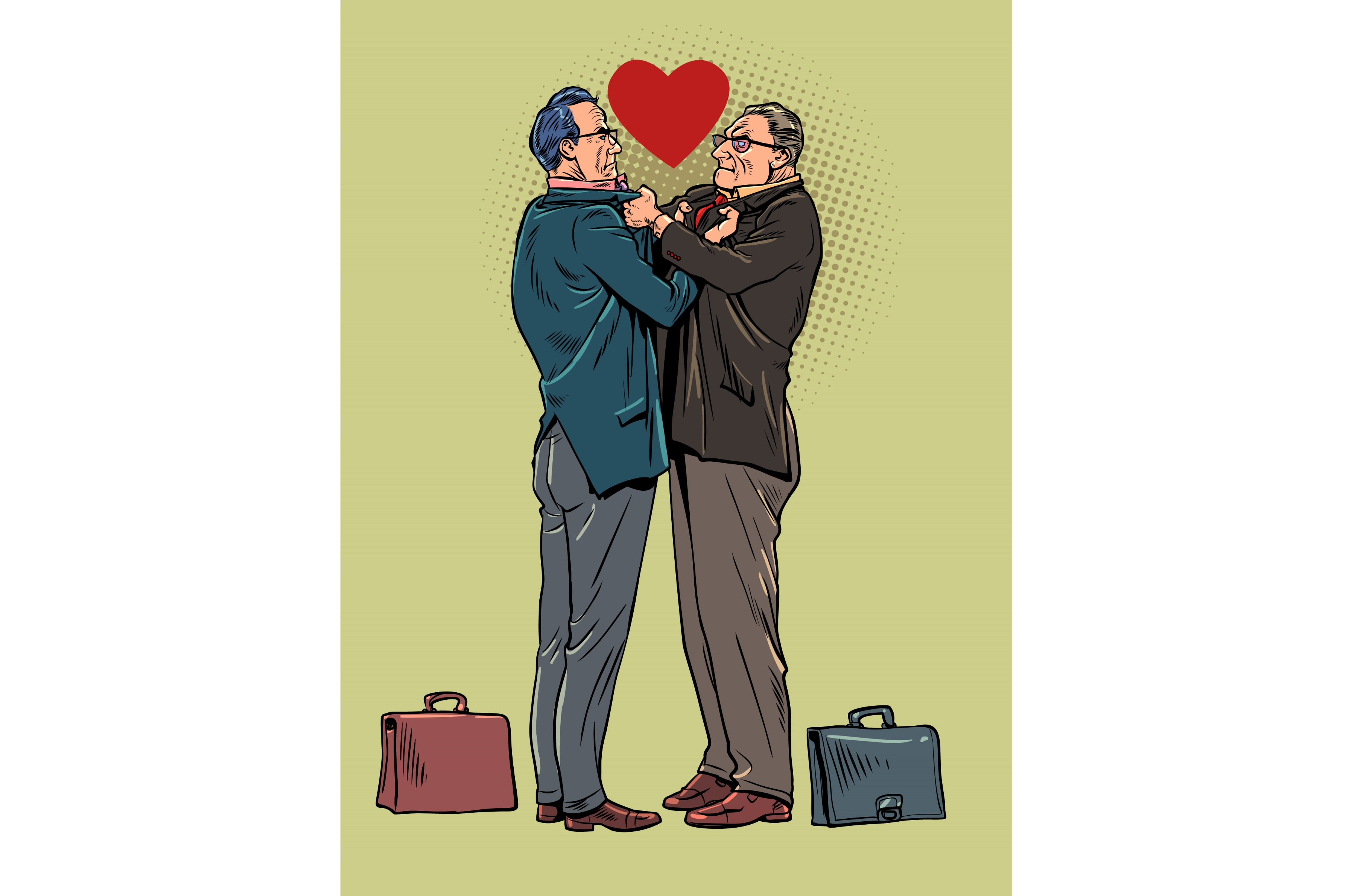 Passionate love of competitors, a Person Illustration by studiostoks