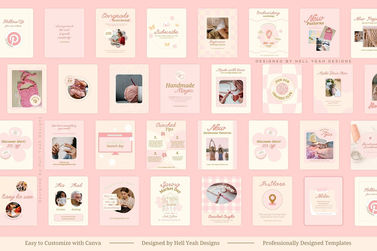 Artisan Instagram Post Templates, a Social Media Template by Hell Yeah Designs (Photo 8 of 8)