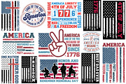 4th of July SVG Bundle, independence, an Object Graphic by GraphicPicker (Thumbnail 1 of 2)