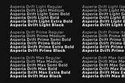 Asperia Drift, a Sans Serif Font by NicolassFonts (Thumbnail 2 of 5)