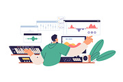 Sound designers or audio engineers, a Work Illustration by Good Studio (Thumbnail 4 of 4)