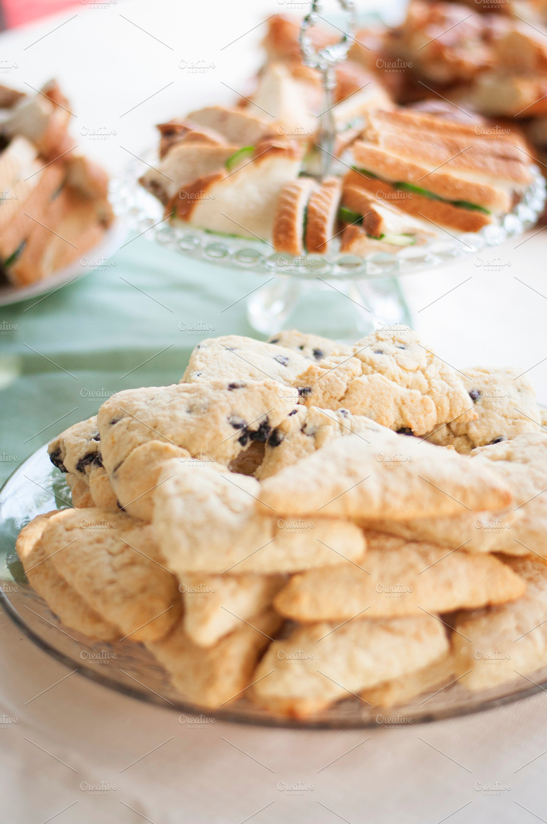 Scones stock photo containing tea party and scones, a Food & Drink Photo by Foxtail Pine Studio