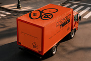 Delivery Truck Branding Mockup, an Advertising Mockup by The Rose Project (Thumbnail 2 of 3)