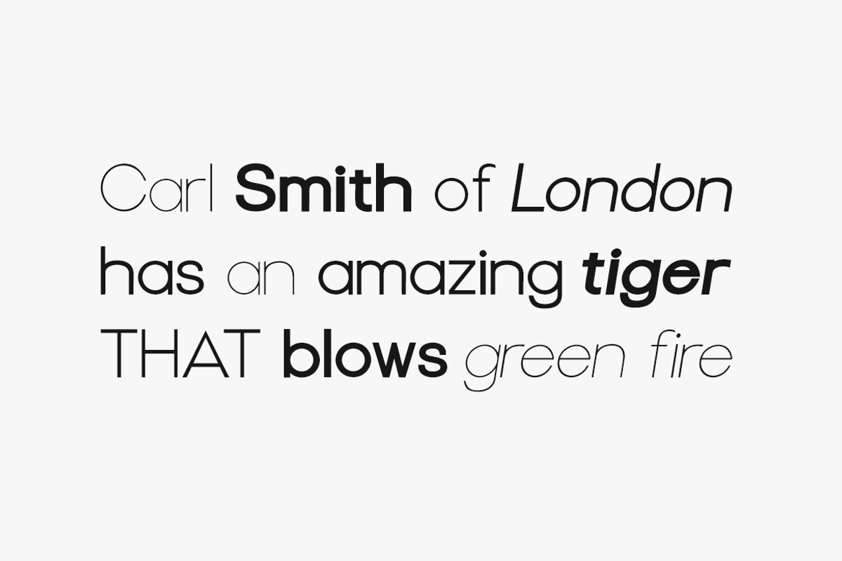 Focus Grotesk - Geometric Typeface preview 2