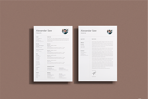 Minimal And Clean Resume/CV Template