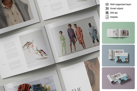 Landscape Magazine Mockup