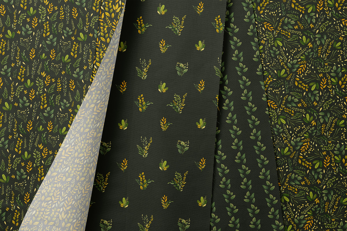 Whispering Leaves Seamles Patterns, a Graphic by Ette Design (Photo 11 of 11)