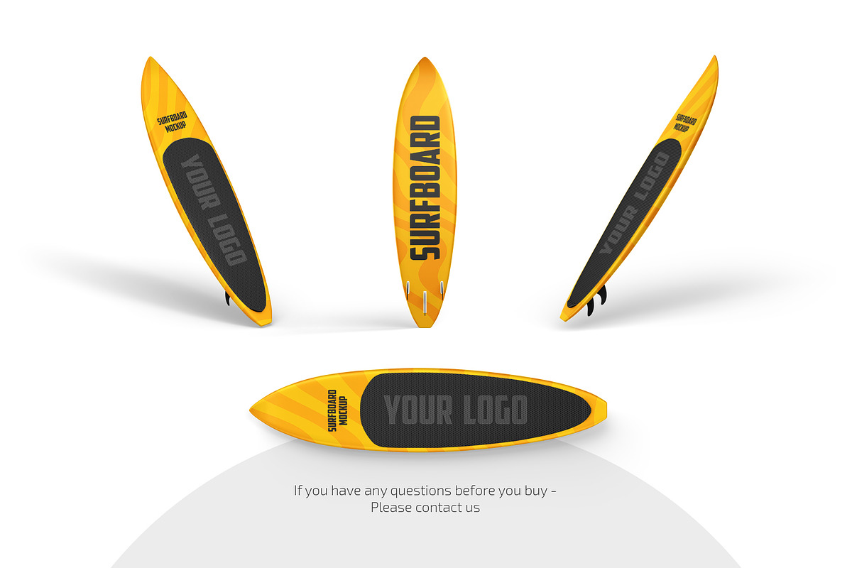 Surfboard Mockup Set, a Product Mockup by Country4k (Photo 4 of 4)