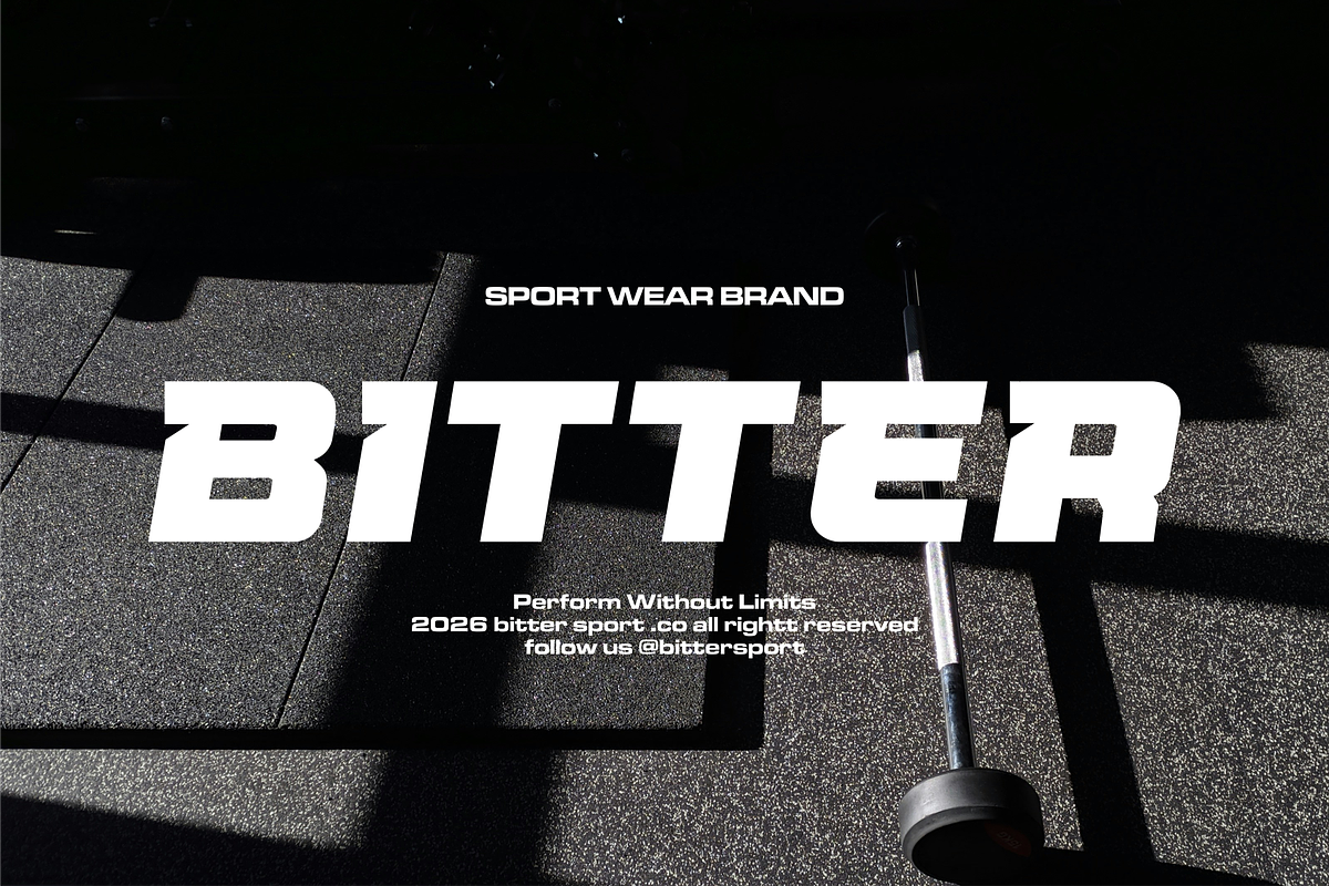 Broka - Sport Font, a Sans Serif Font by Vroz Studio (Photo 3 of 7)
