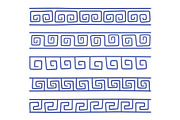 Greek or Rome doodle seamless border, an Object Graphic by Elena Pimukova (Thumbnail 2 of 3)