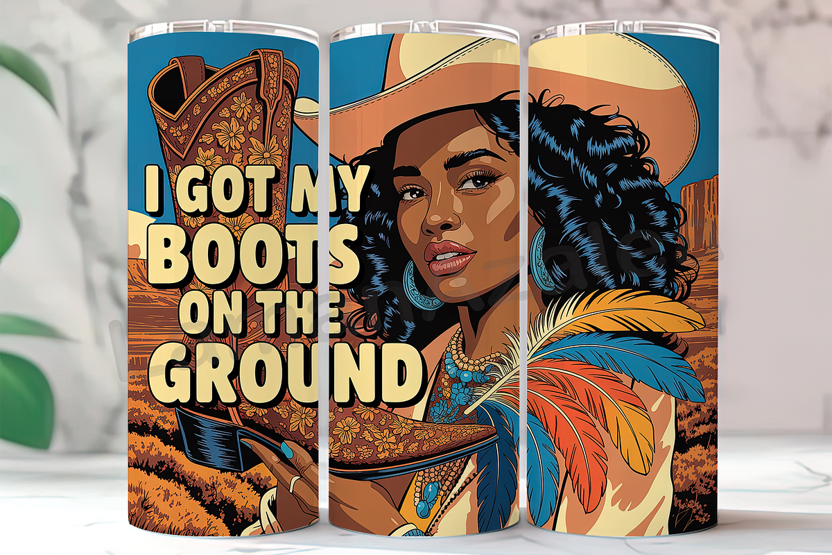 Boots on Ground 20oz Tumbler, an Arts & Entertainment Photo by LamanAzalea (Photo 1 of 2)