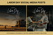 61 Labor day social media posts set, a Social Media Template by Walldecorated (Thumbnail 26 of 29)