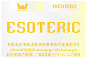Saturnus Font, a Font by weknow (Thumbnail 2 of 5)