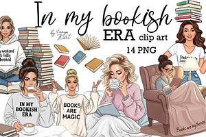Bookish Era Fashion Illustrations, a Person Illustration by Tanya Kart