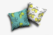 Lemon Seamless Vector Patterns Pack, a Pattern Graphic by Greek fonts by nantia.co (Thumbnail 5 of 8)