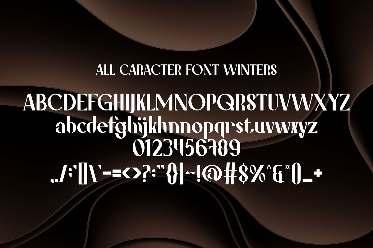 Winters, a Sans Serif Font by riotama85 (Photo 2 of 6)