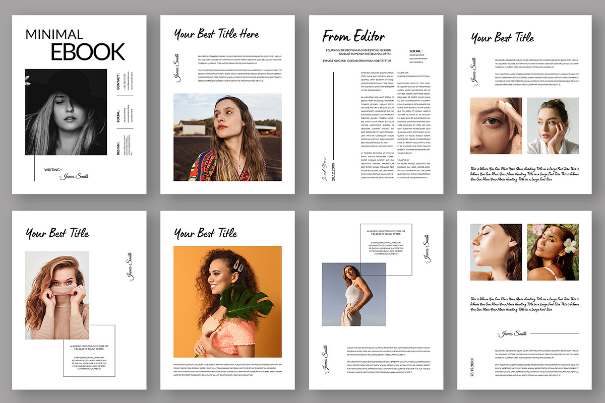 Modern eBook Layout, an UI Kit Template by ContestDesign (Photo 2 of 3)