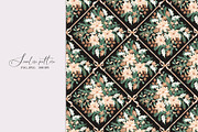 Christmas Botanical Grid Pattern, a Pattern Graphic by SirenaArt (Thumbnail 9 of 20)