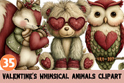 Valentine's Whimsical Animals, a Graphic by CitraGraphics (Thumbnail 1 of 4)