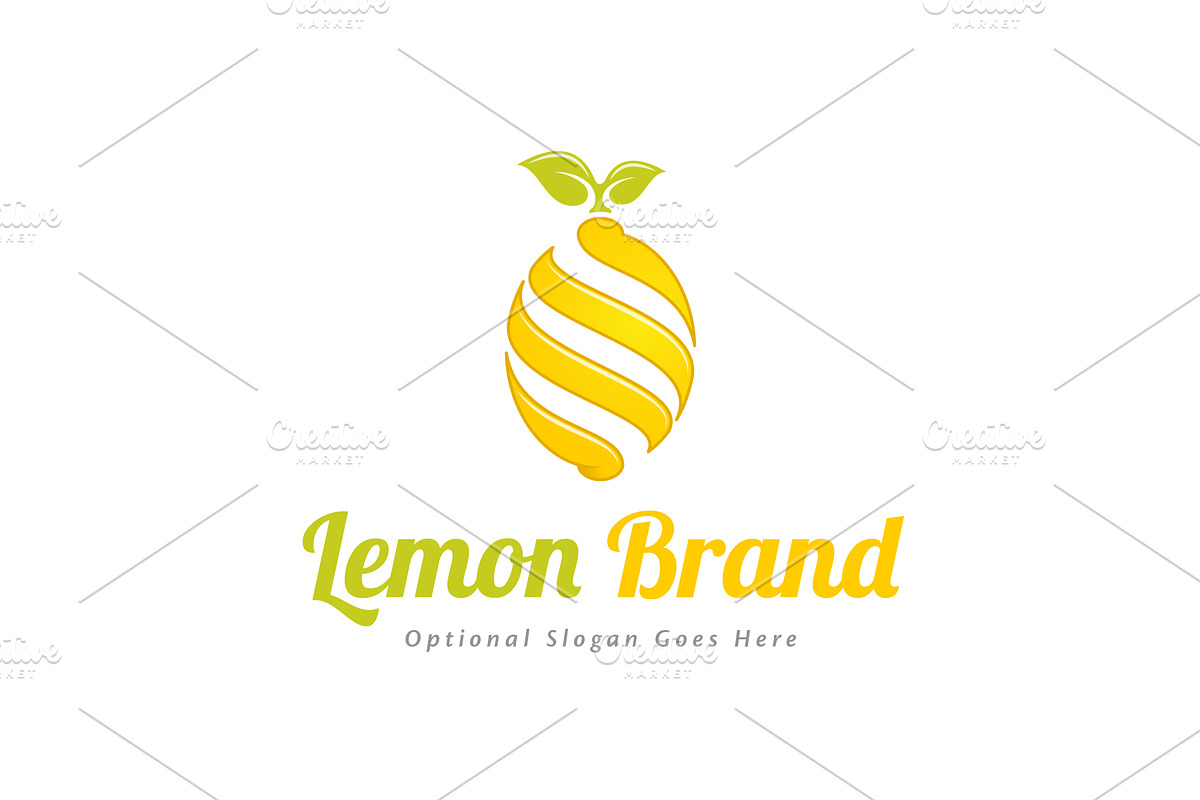 Lemon Twist Custom Logo, a Branding & Logo Template by ARTE MIGUEL (Photo 1 of 3)
