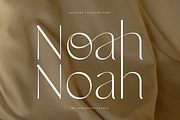 Noah - Elegant Ligature Font, a Serif Font by Sensatype (Thumbnail 1 of 19)