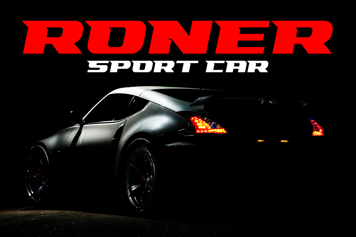 Racing Pro One Display Race Font, a Font by Multype Studio (Photo 3 of 6)