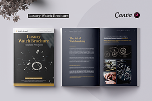 Luxury Watch Brochure | Canva, a Brochure Template by ArtisticLand