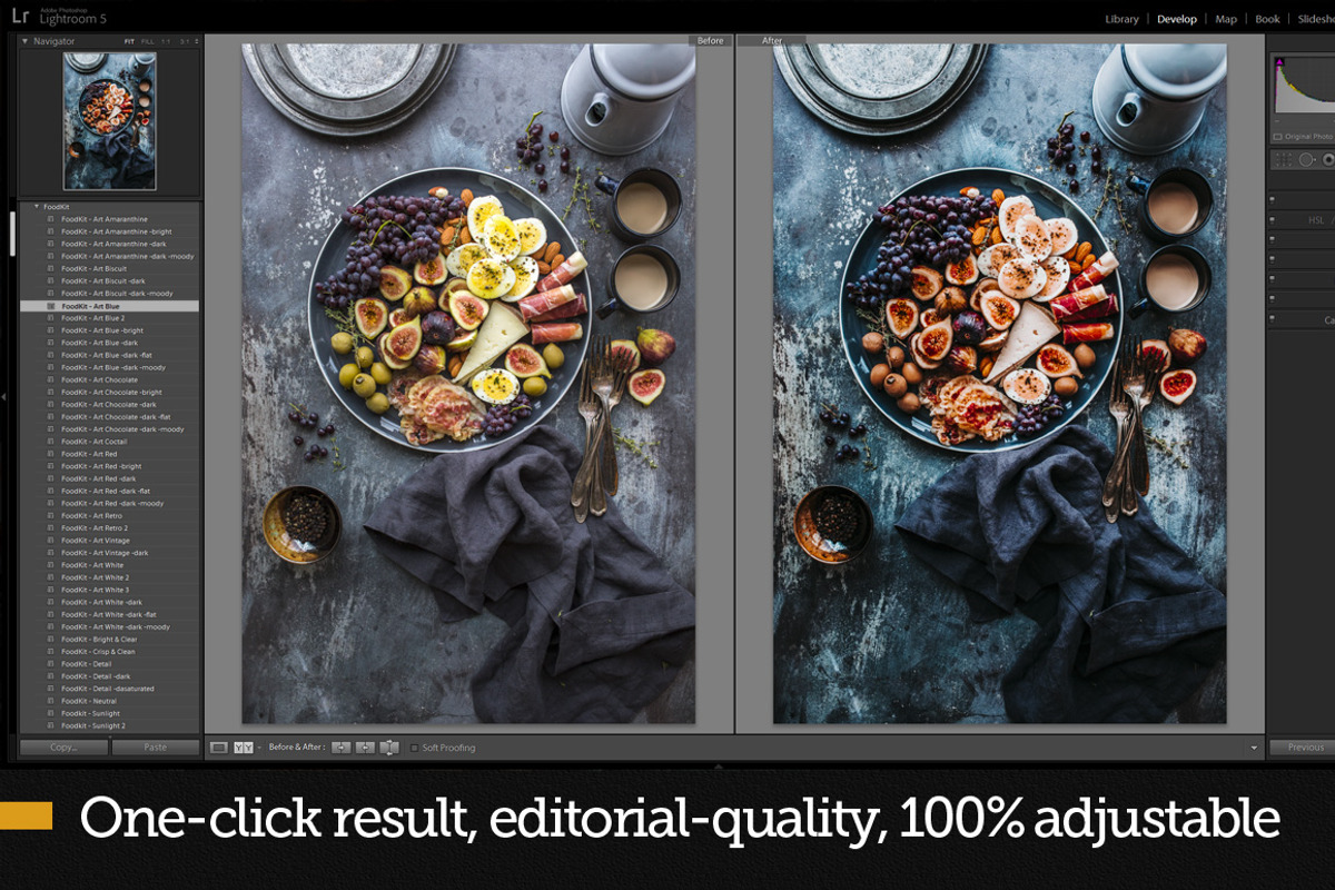 FoodKit - Food Presets Bundle, an Action Add-On by Presetrain Co. (Photo 2 of 22)