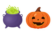 Cute Halloween sticker collection, a Seasonal Illustration by Yayasya (Thumbnail 3 of 4)