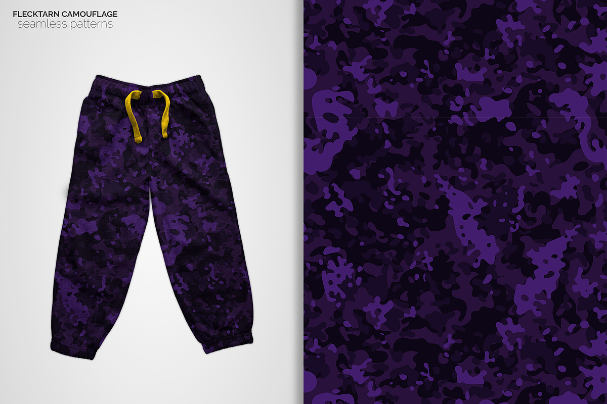 Flecktarn Camo Seamless Patterns, a Pattern Graphic by 3Y_Design (Photo 6 of 6)