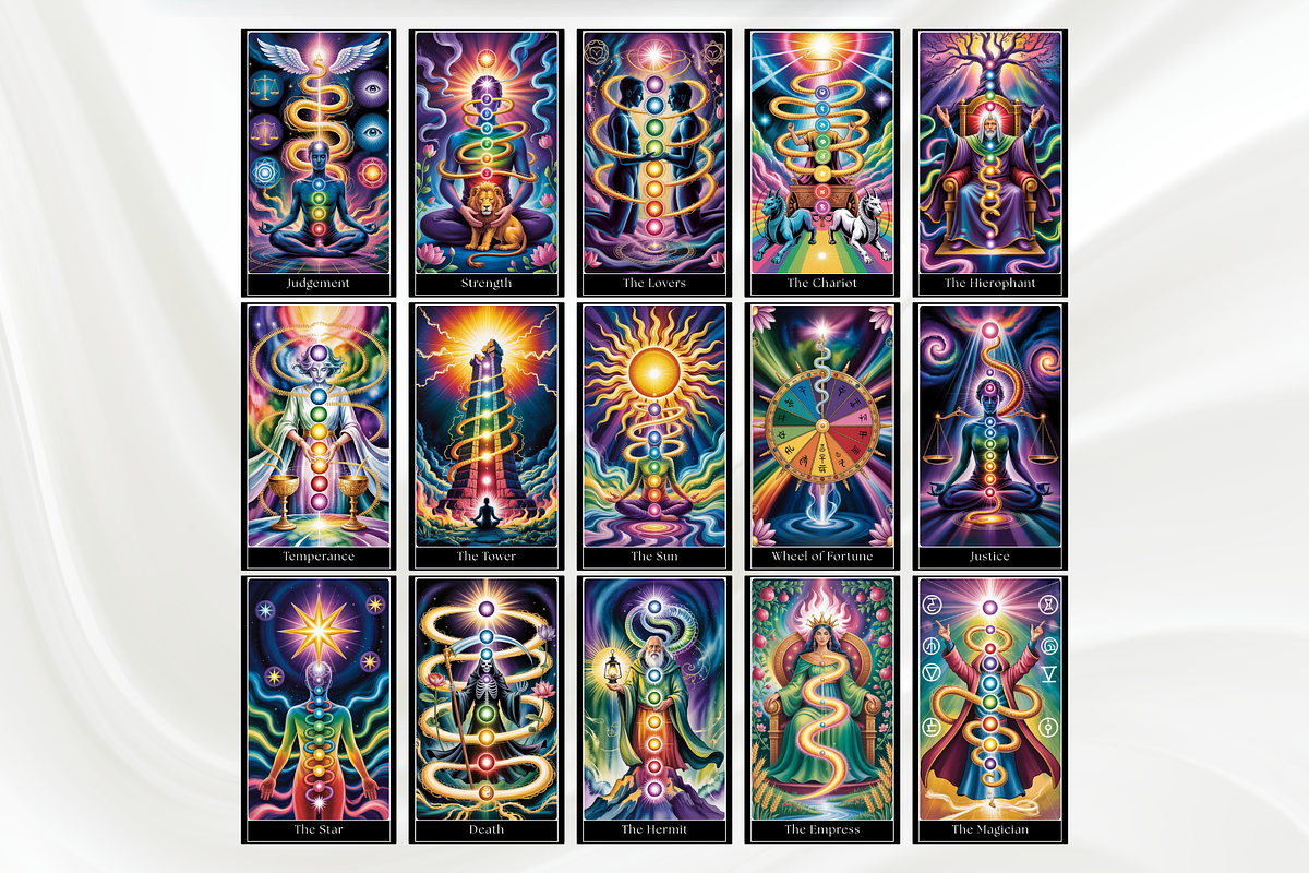 Kundalini Tarot Cards Deck, an Object Illustration by Mugio (Photo 2 of 6)